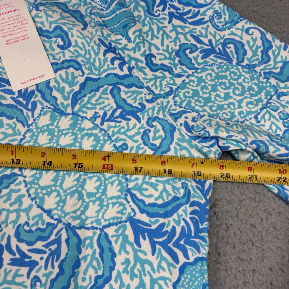 Lilly Pulitzer Skipper Popover Resort White Goombay Grooves UPF 50+ NWT - Picture 7 of 10